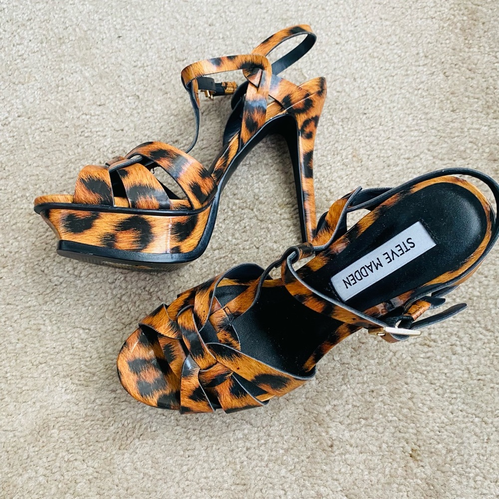 COPY - Steve Madden animal print stilettos